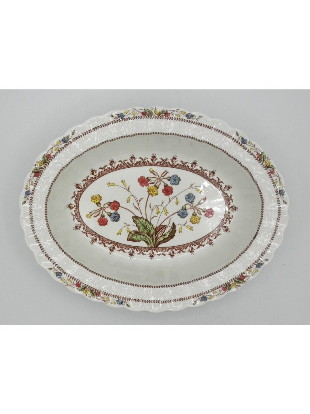 Cowslip by Spode 10 Inch Oval Vegetable Serving Bowl No Chips No Crazing